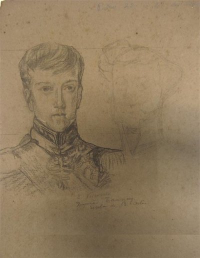 Pedro II of Brazil, aged 9 by Eliseu Visconti
